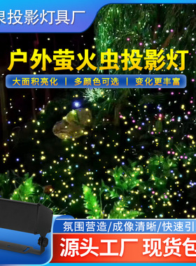 户外防水萤火虫星空激光投影灯