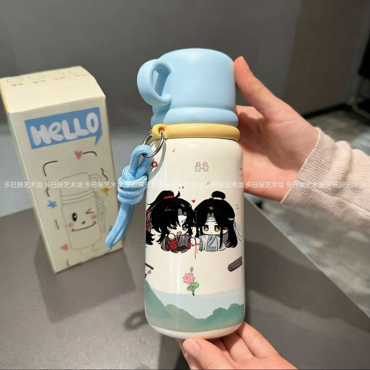 魔道祖师保温杯忘羡吸管不锈钢316学生宿舍便携式杯子同人原创,个性定制/设计服务/DIY,保温杯,淘宝优惠券,粉丝福利购,淘宝优惠卷