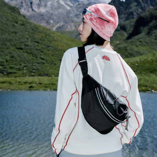 山川有物轻便腰包运动斜挎包包