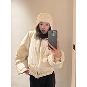 Here 时髦达人挺括质感90白鹅绒羽绒服 北海雪境溯源码 yaya shop