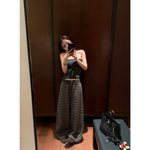 Here yaya shop 小暖炉特调定染加厚可机洗直筒垂垂懒懒毛线裤