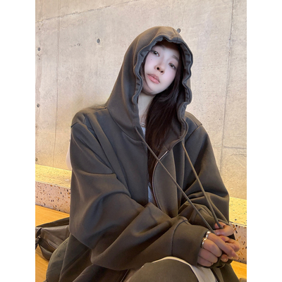 Here yaya shop 8.25 20:00 慵懒限定刚需基础款随意复合卫衣