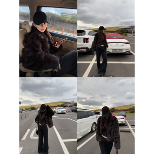 11.24 shop 复古兔兔氛围感手感绵密时髦翻领兔毛皮草 yaya Here