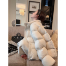 奶油泡芙蓬松软呼呼可脱卸连帽90白鸭绒羽绒服 shop Here yaya