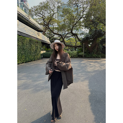 Here yaya shop 糯米麻薯穿了n年糯糯绒绒手感基础纸片人半身裙