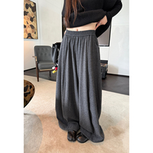 Here yaya shop 淡淡的随意慵懒调50羊毛品质升级呢料垂垂奶奶裤