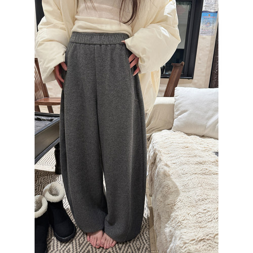 Here yaya shop 必入牛乳糯糯裤绵绵手感奥利绒巨显瘦慵懒奶奶裤