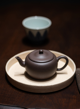 宜兴紫砂壶原矿天青泥紫泥 用卿古式壶 明清古壶款式 文人壶120cc