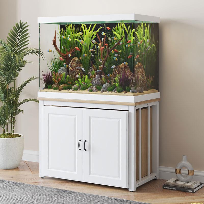 鱼缸底柜底座非实木架子欧式隔断柜子家用承重金属铁艺乌龟缸底架