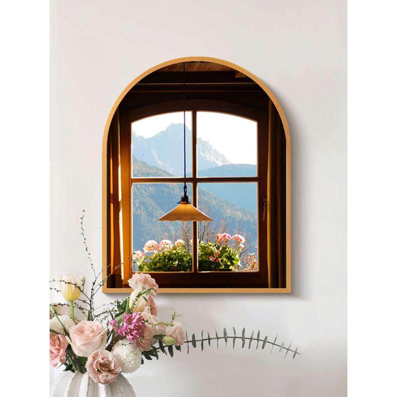法式拱形客厅装饰画复古北欧假窗户风景挂画玄关走廊壁画卧室摆画,家居饰品,现代装饰画,淘宝优惠券,粉丝福利购,淘宝优惠卷