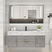 卫生间大理石浴室柜组合套装 洗手池洗脸轻奢智能卫浴现代洗漱台盆