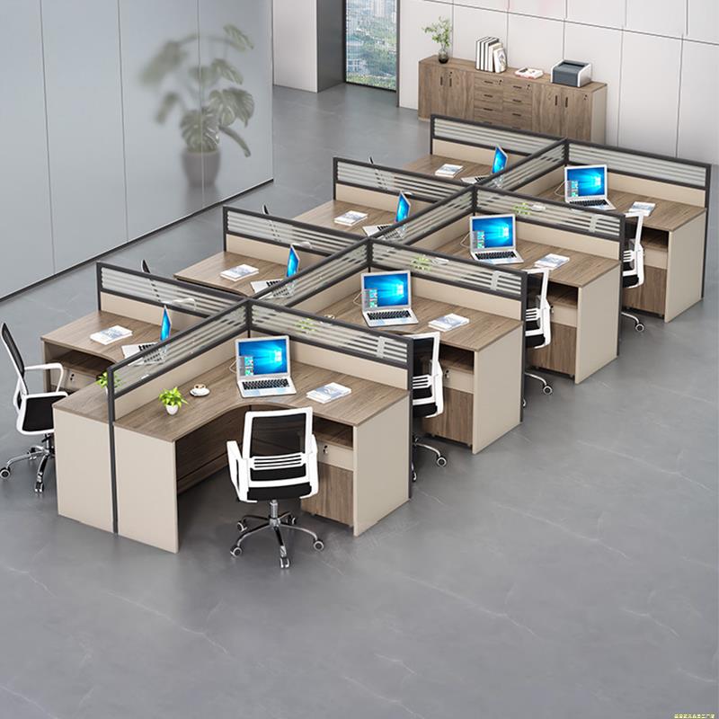 办公桌简约现代工作室公司创意办公桌椅组合简易教师办公台卡座