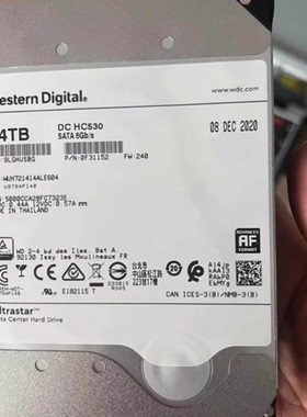 WD西数14T WUH721414ALE6L4氦气企业级硬盘14T服务器 NAS存储监控