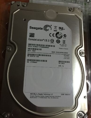 Seagate/希捷 ST3000NM0033 企业级服务器3T硬盘 7200转128M缓存