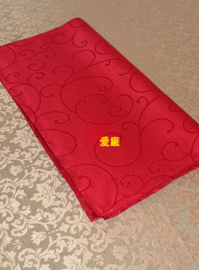 特价红色白色口布餐巾餐垫布擦杯布 欧式餐桌布艺西餐巾折花席巾