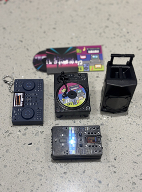 万代 Pioneer DJ先锋音响扭蛋第二弹 混音台模型场景搭配DIY正版