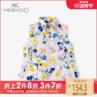 Áo khoác bé gái Anh mùa thu và mùa đông mỏng vest vest vest Disney không tay áo khoác 189A7152 - Áo ghi lê quần áo trẻ con