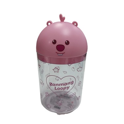 名创优品MINISO赞萌露比系列桌面翻盖收纳桶loopy海狸收纳可爱