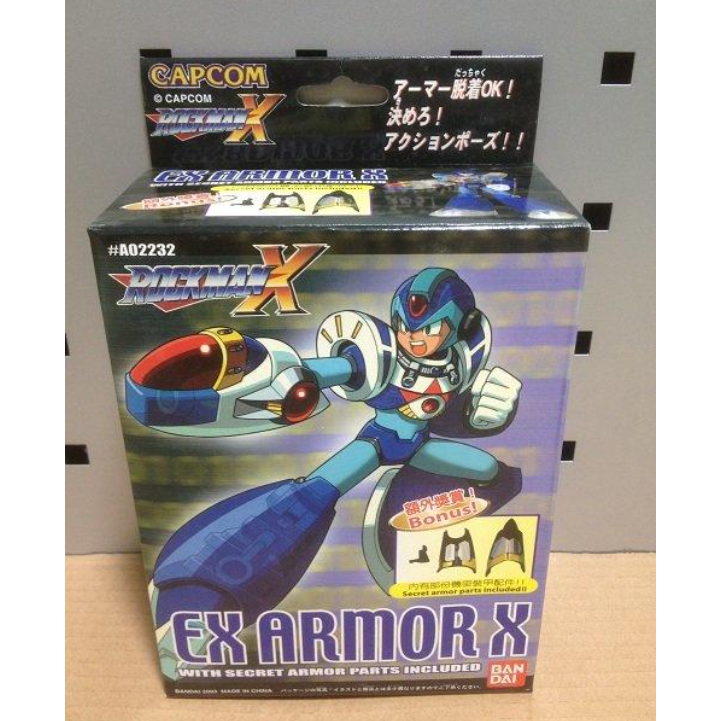 万代洛克人EXARMORX艾克斯模型