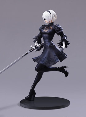 现货 史克威爾 尼爾 NieR 自動人形 FORM-ISM 2B 有眼罩版 1/8