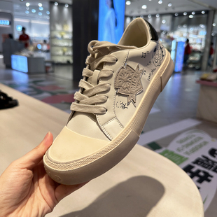 MIO米奥女鞋商场同款正品2025新款休闲鞋低帮系带经典M254551318