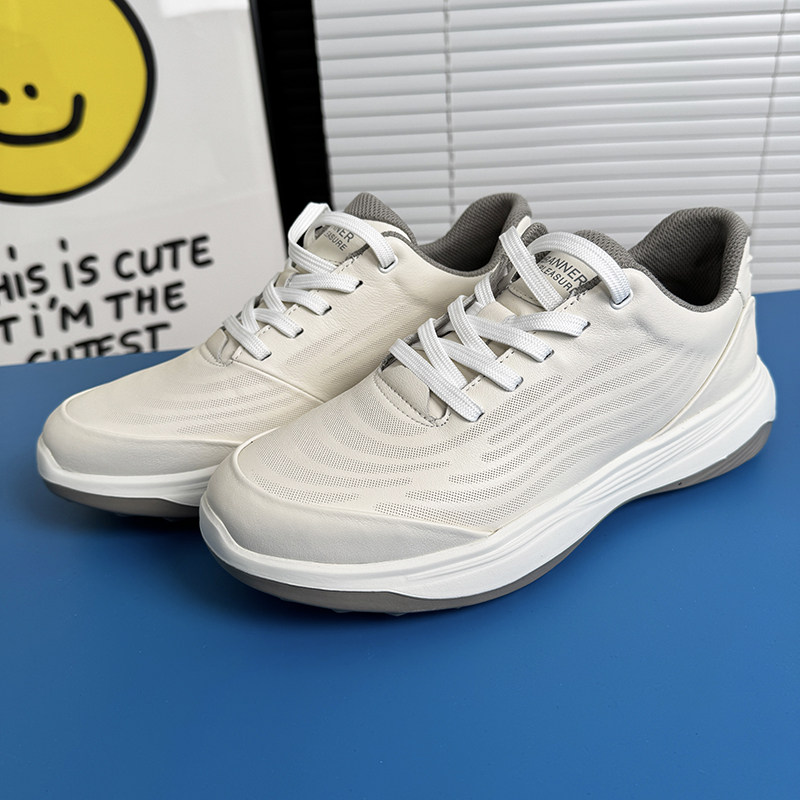 千百度商务休闲皮鞋男款真皮2025新款春秋黑色百搭高端A25179601