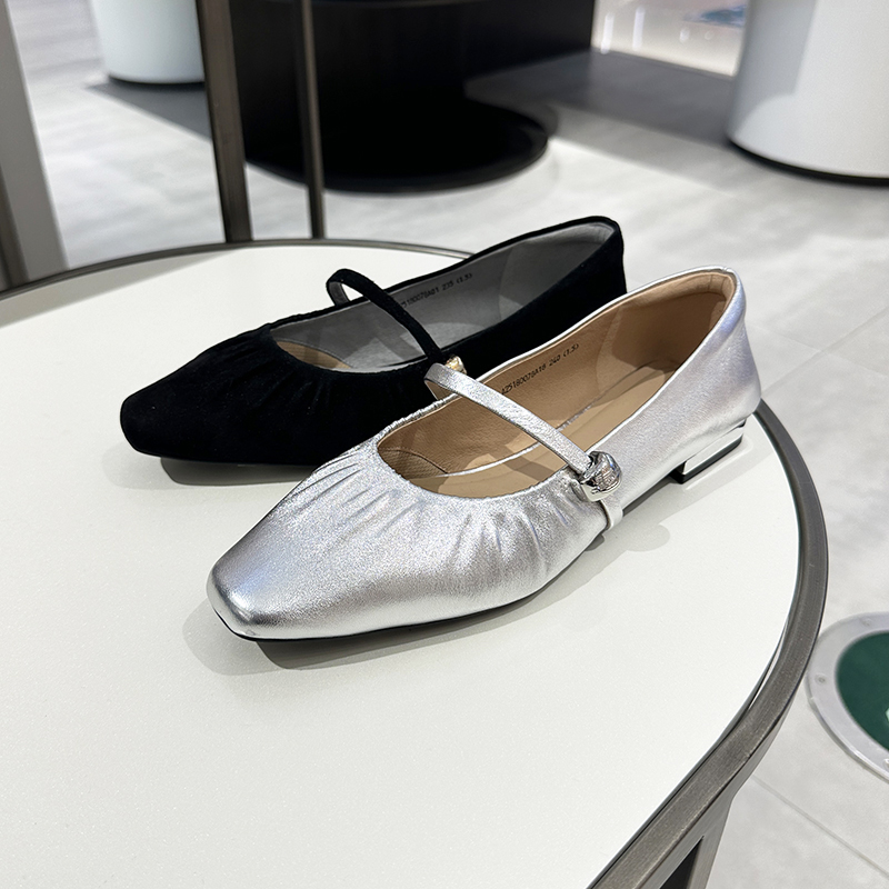 千百度商场同款正品浅口单鞋