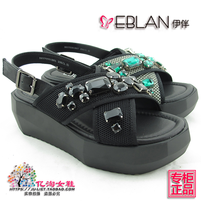 伊伴女鞋 2018夏季新款涼鞋 B8370301B01 B8370301B07
