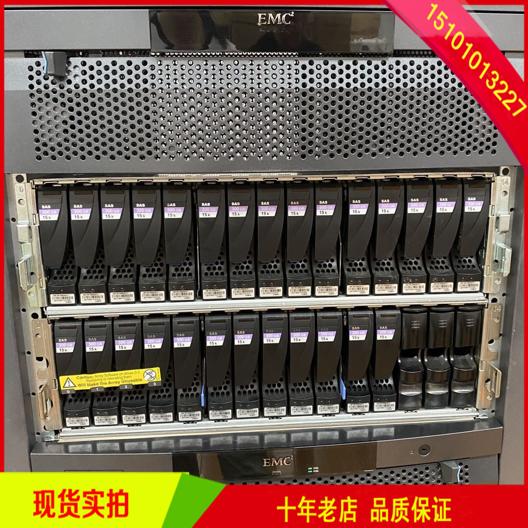 emc  vnx5100  存储机头带系统盘出测报二手