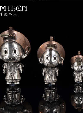 白木黑冰男女925银手工制作项链