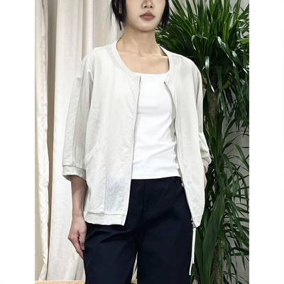 掂量女装夏季新款设计感简约开衫