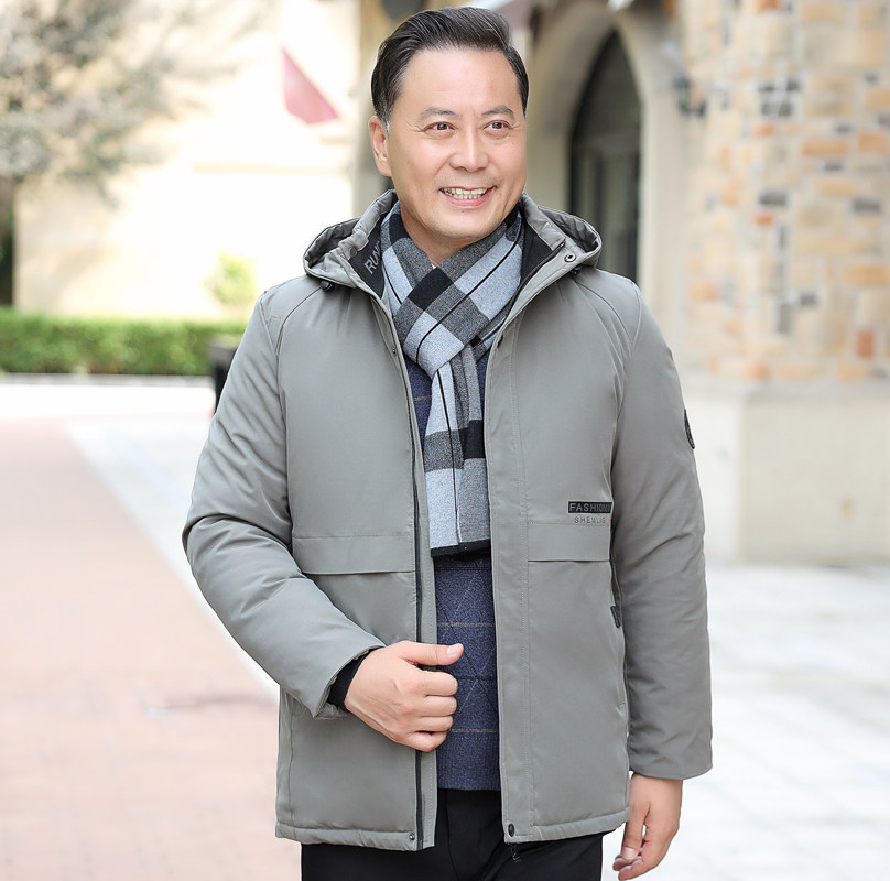 棉衣主推2281/P75爸爸棉服中老年棉袄中长款帽子老人保暖外套,男装棉衣,星座1216