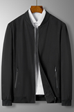 2205/P55新款运动装棒球服外套男爸爸商务休闲夹克父亲外套中年，男装夹克，星座1216