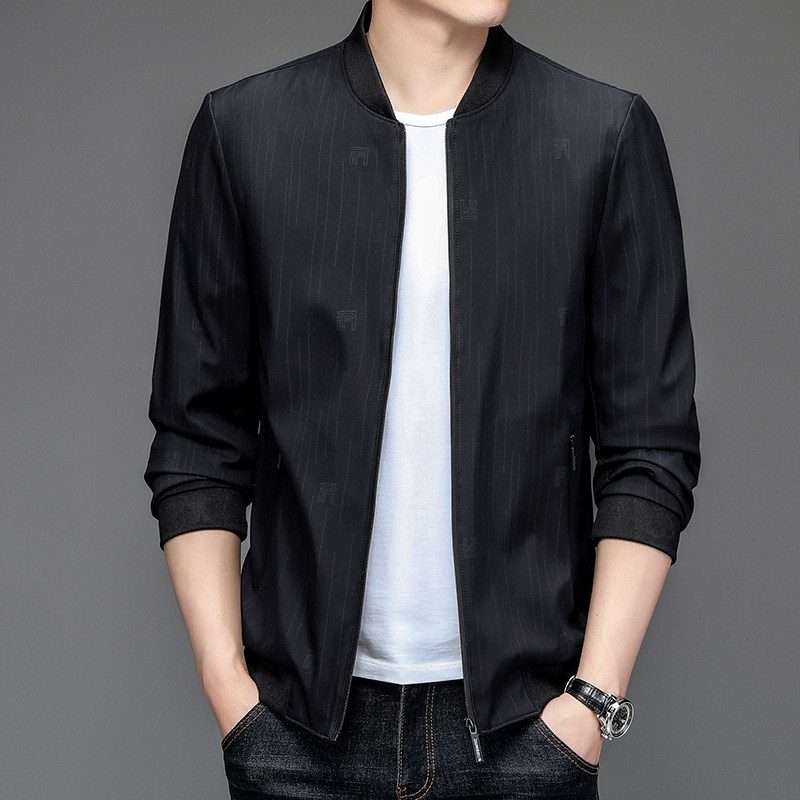 2205/P552022秋装新款棒球服外套男爸爸商务休闲夹克中年外套男,男装夹克,星座1216