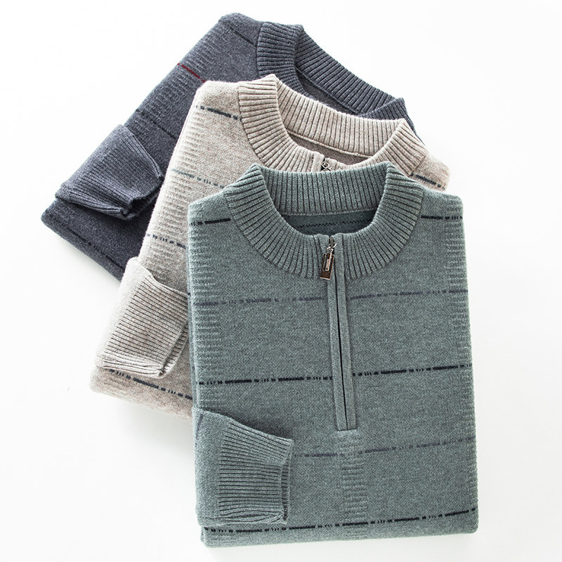 1999/P40商务服装爸爸保暖毛衣父亲打底衫中年男装老年人老头子装,男装针织衫/毛衣,星座1216