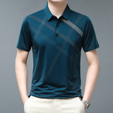 2326/P302023新款短袖T恤男中青年爸爸薄款休闲短袖polo衫，男装Polo衫，星座1216