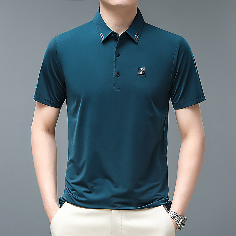 2327/P30商务短袖t恤男中青年爸爸薄款休闲半袖polo衫男装薄款，男装Polo衫，星座1216