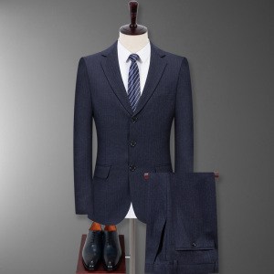 长年有货！9890/P205西服套装男商务正装礼服格子西装婚礼服一套