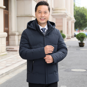 高质量9903/P260中老年商务羽绒外套爸爸冬装外套衣服图片