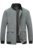 2210/P602023秋装新款棒球服外套男爸爸商务休闲夹克中年人外套，男装夹克，星座1216