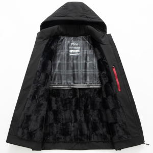 大货主推新款！683/P72加绒加厚商务棉衣爸爸棉服中老年棉服男图片