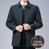 8901/P210商务爸爸羽绒服中老年羽绒男装可脱内胆绅士休闲外套，男装羽绒服，星座1216