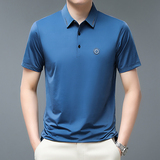 2325/P3023夏季半袖商务短袖T恤中青年爸爸薄款休闲翻领polo衫，男装Polo衫，星座1216