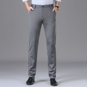 夏季高质量休闲裤661/P45 休闲商务男裤中青年爸爸薄款牛奶丝长裤,男装休闲裤,星座1216