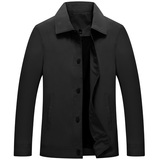 2805/P75大货款！翻领钮扣夹克衫男中老年外套衣服中年人衣服，男装夹克，星座1216