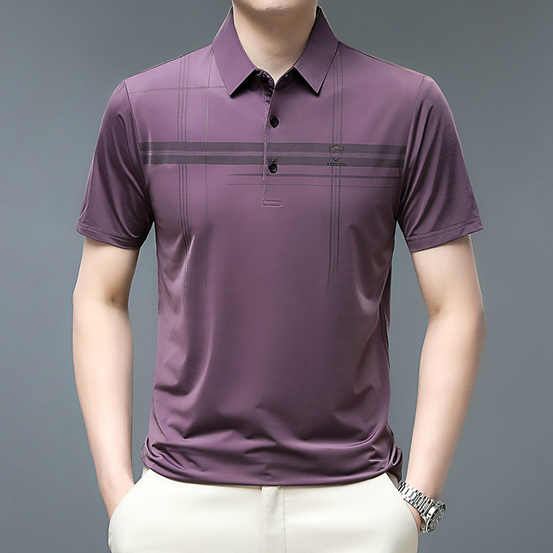 2311/P302023夏季新款短袖T恤中青年爸爸薄款休闲polo衫男,男装Polo衫,星座1216