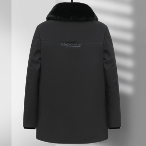 2189/P100新款商务休闲棉服中老年爸爸棉衣中年男装保暖外套图片
