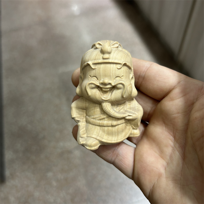 雨轩福建Q版关公小叶黄杨木