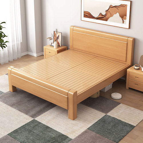 欧洲进口中式双人榉木全实木