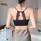 美背内衣女无钢圈薄款 小胸聚拢外穿运动吊带背心抹胸一体裹胸文胸